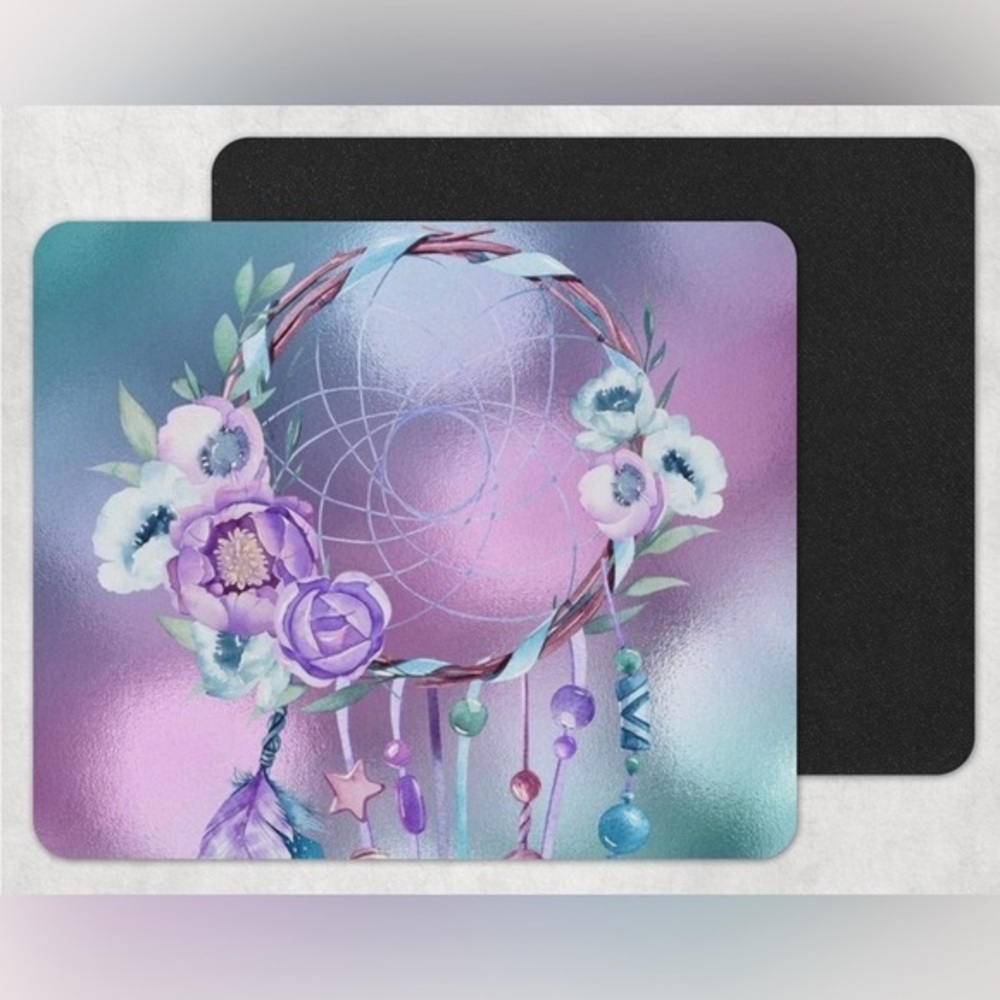 Dreamcatcher Floral Mouse Pad